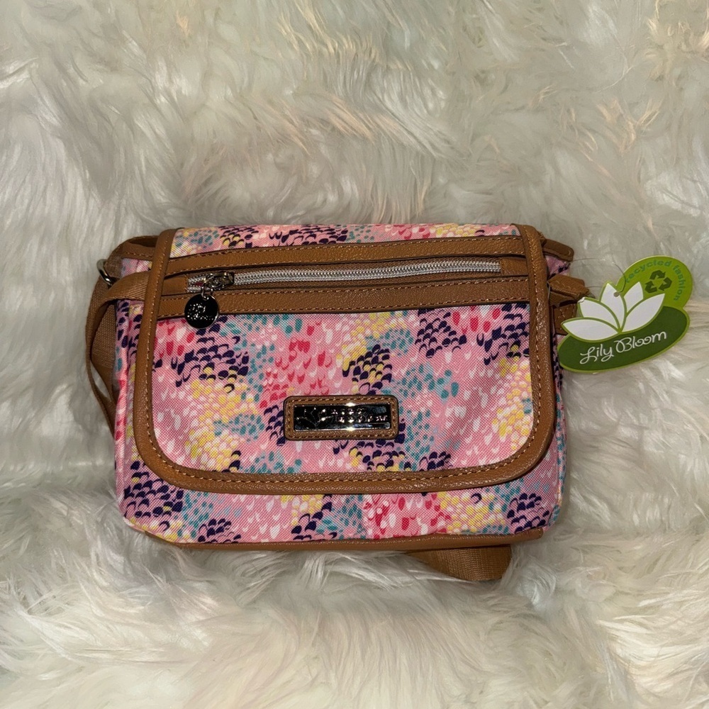 Lily bloom crossbody purse- Nwt- Julia crossbody optic dot blush